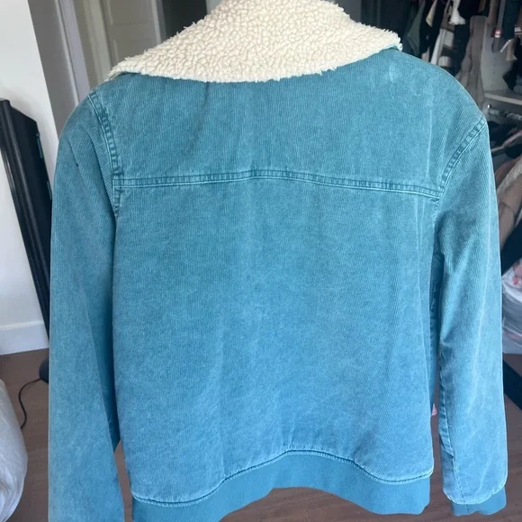 Roxy Cream and Black Sherpa Jacket - Picture 2 of 3